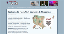 Desktop Screenshot of flashalert.net