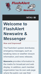 Mobile Screenshot of flashalert.net